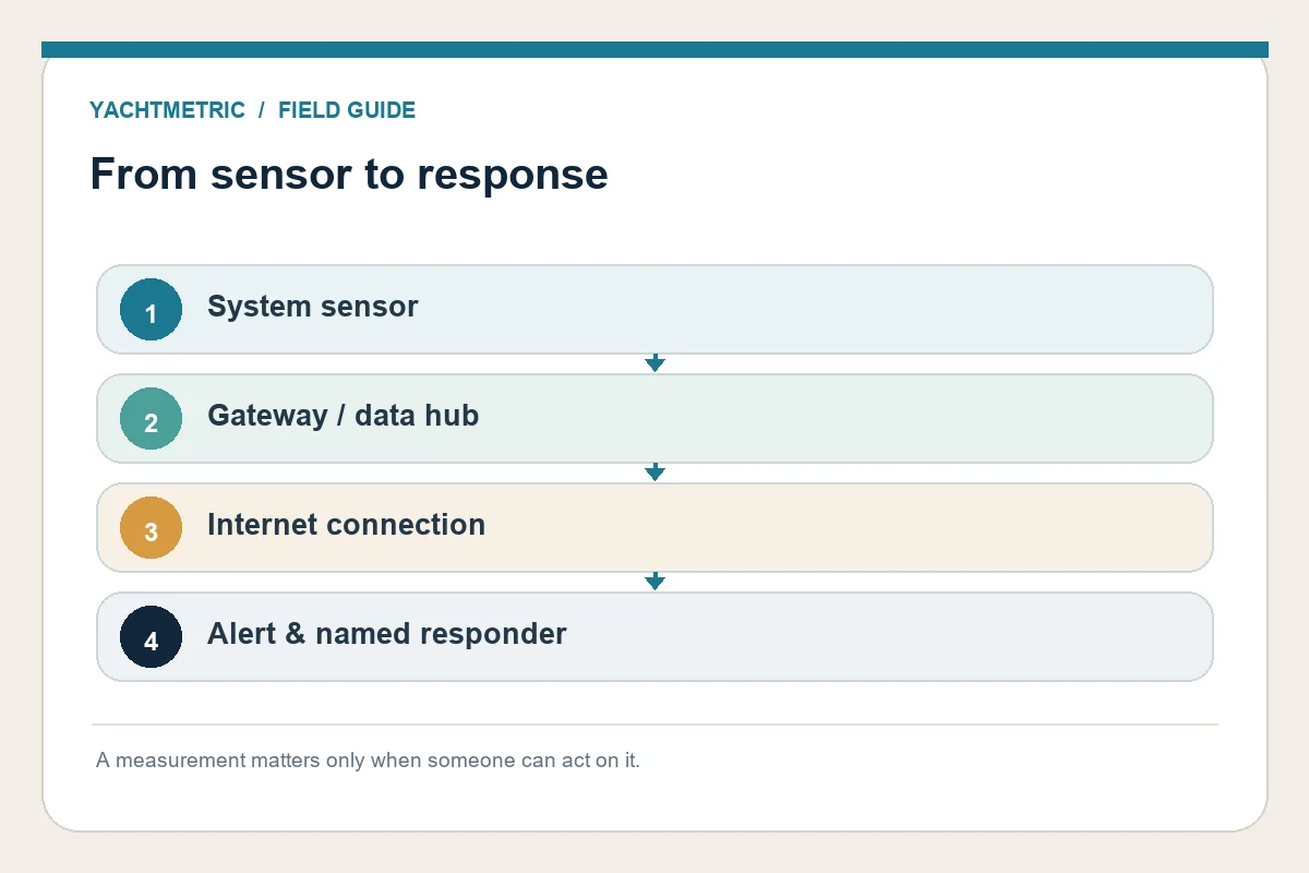 From sensor to response