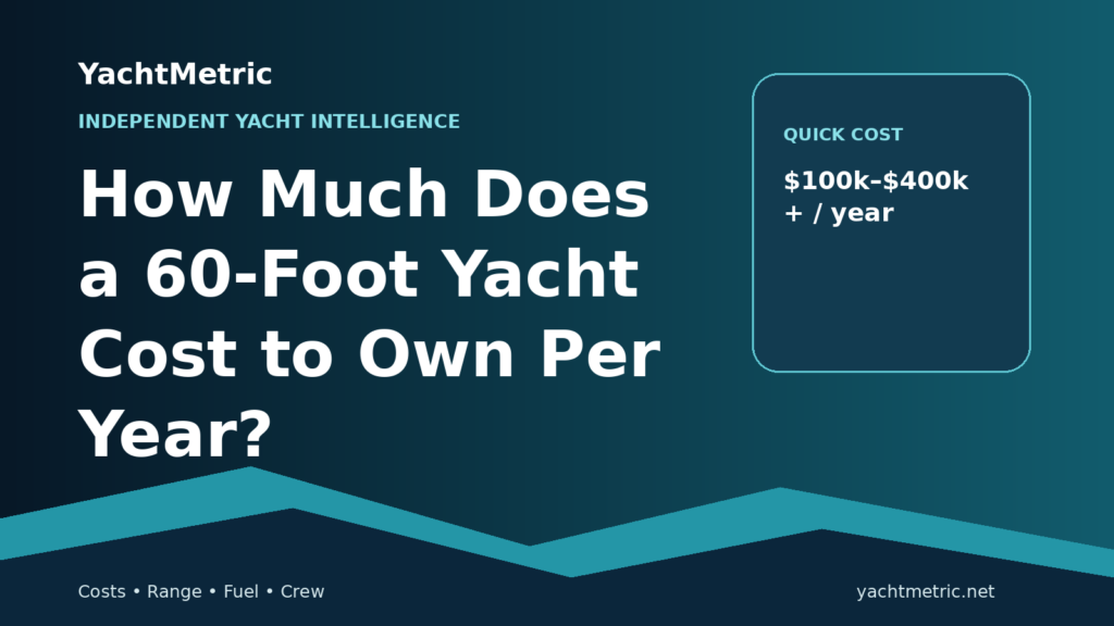 How much a 60-foot yacht costs to own per year — YachtMetric